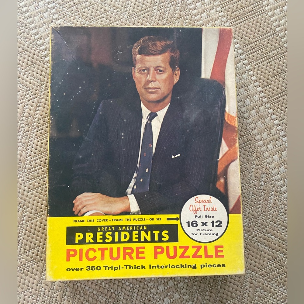 RARE Vintage 1960’s John F. Kenned Puzzle